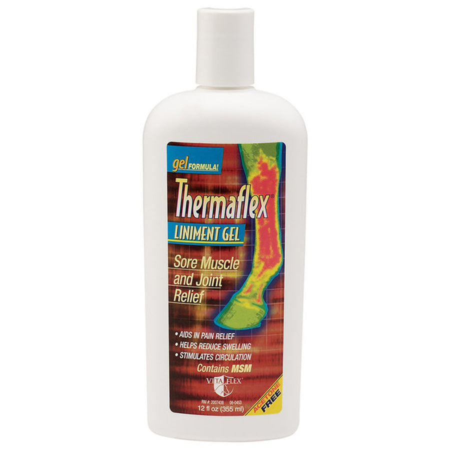 Farnam Horse Joint Pain Swelling Relief Thermaflex Liniment Gel 12Oz - Uhorse