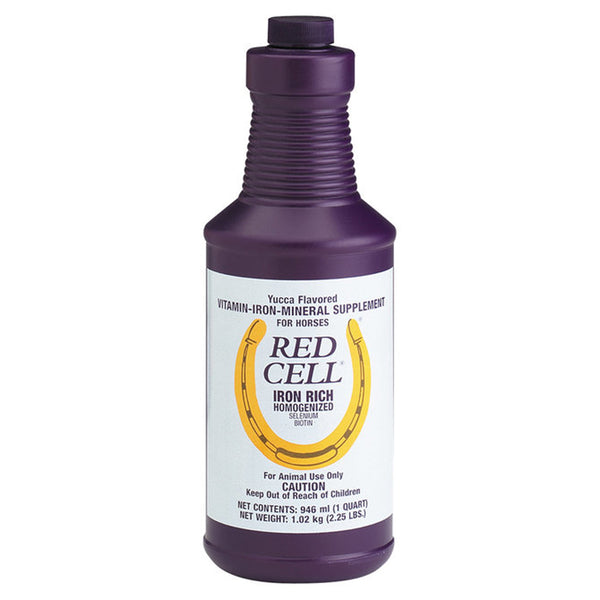 Farnam Red Cell Yucca Flavored Iron Rich Horse Pillets Liquid 32Oz - Uhorse