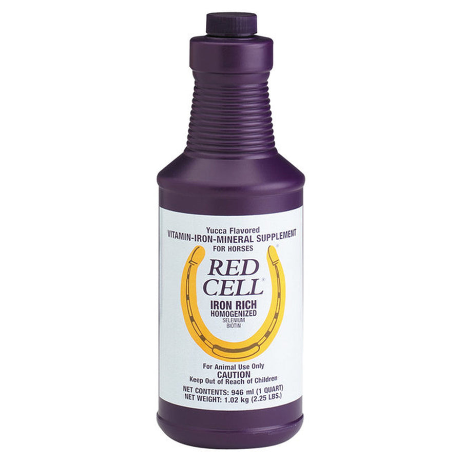 Farnam Red Cell Yucca Flavored Iron Rich Horse Pillets Liquid 32Oz - Uhorse