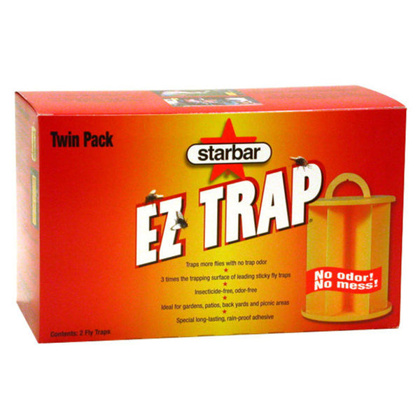 Starbar Ez Sticky Rain Proof Odor Free Mesh Fly Trap Pack Of 2 - Uhorse