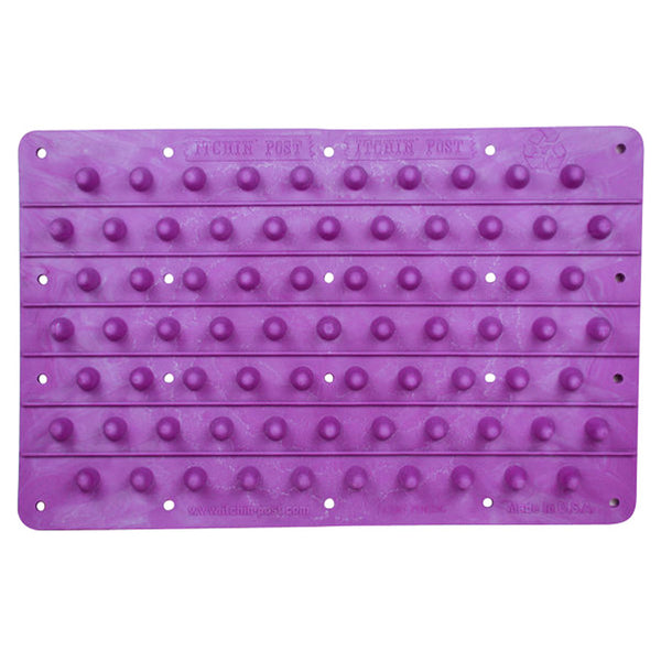 C-23"X14" Itchin Post Horse Animal Grooming Pads Made In The Usa Purple - Uhorse