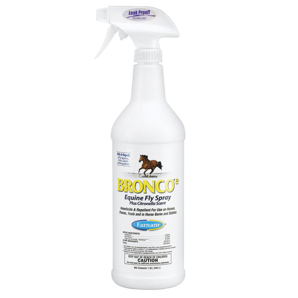 Farnam Horse Insecticide Repellent Bronco E Equine Fly Spray With Scent