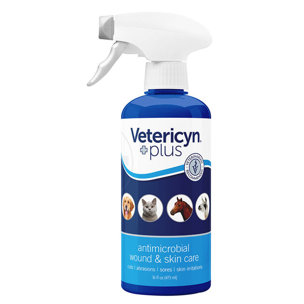 Vetericyn Equine Horse Dog Irriations Wound & Skin Care Trigger Spray 16 Oz