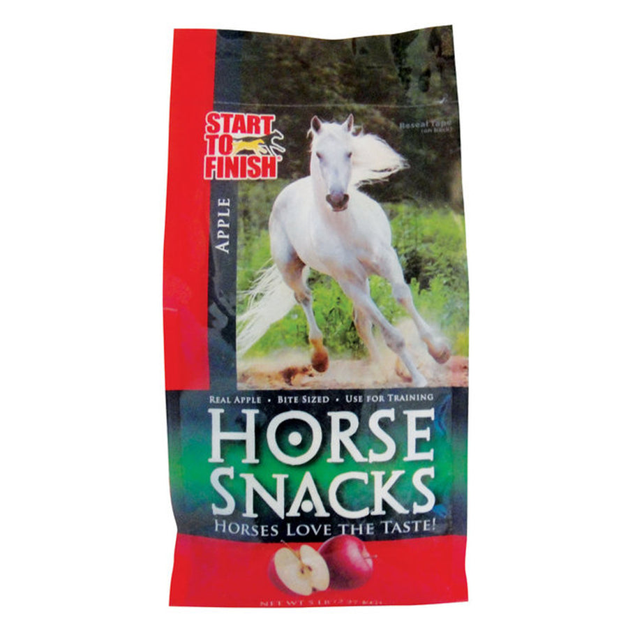 Manna Pro Start To Finish Horse Chunky Apple Tasty Snacks 5 Lbs - Uhorse
