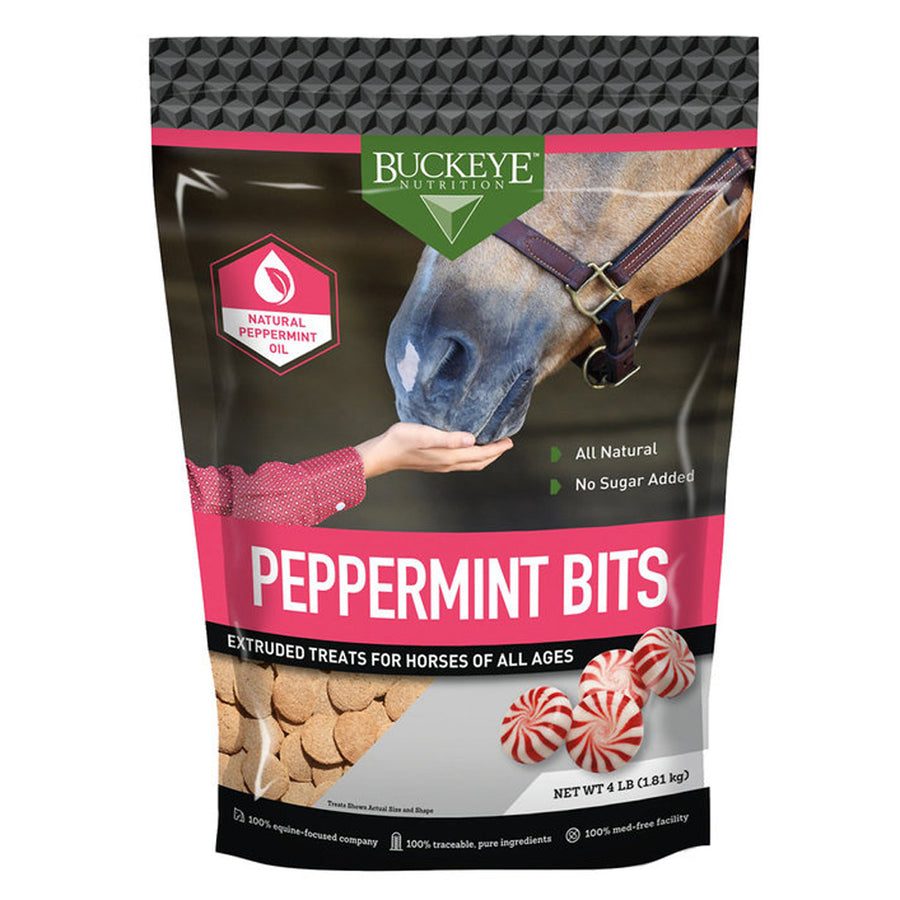 Buckeye Nutrition Horse Tack Digestible Healthy Peppermint Treats 4 Lbs - Uhorse