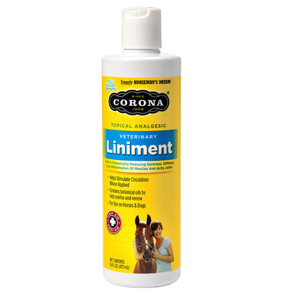 Manna Pro Corona Topical Analgesic Veterinary Horse Joints Liniment 16Oz - Uhorse
