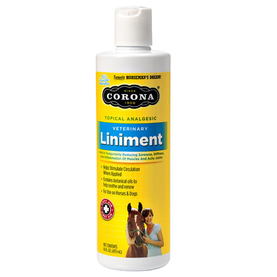 Manna Pro Corona Topical Analgesic Veterinary Horse Joints Liniment 16Oz - Uhorse