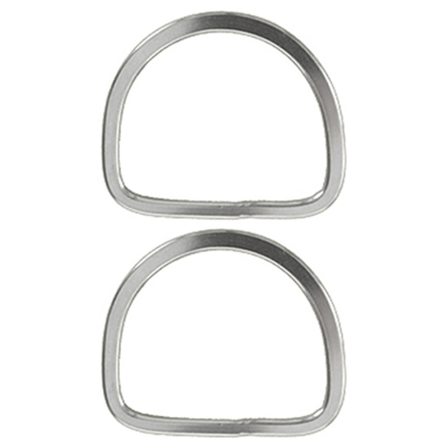Hilason 3 In Horse Saddle Stainless Steel Stamp Rigging Dee Set of 2 - Uhorse