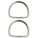 Hilason 3 1/2 In Horse Saddle Stainless Steel Stamp Rigging Dee - Uhorse