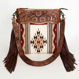 American Darling Cross Body Hand Tooled Saddle Blanket Genuine Leather Western Women Bag Handbag Purse | Crossbody for |Cute