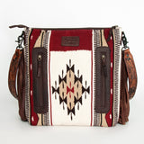 American Darling Cross Body Hand Tooled Saddle Blanket Genuine Leather Western Women Bag Handbag Purse | Crossbody for |Cute