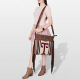 American Darling Signature Crossbody Hand Tooled Saddle Blanket Genuine Leather Women Bag Western Handbag Purse