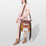American Darling Signature Crossbody Hand Tooled Saddle Blanket Genuine Leather Women Bag Western Handbag Purse