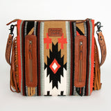 American Darling ADBGZ683 Signature Crossbody Hand Tooled Saddle Blanket Genuine Leather Women Bag Western Handbag Purse