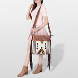 American Darling Signature Crossbody Hand Tooled Saddle Blanket Genuine Leather Women Bag Western Handbag Purse