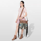 ADBGZ688 American Darling Hand Tooled Saddle Blanket Genuine Leather Women Bag Western Handbag Purse