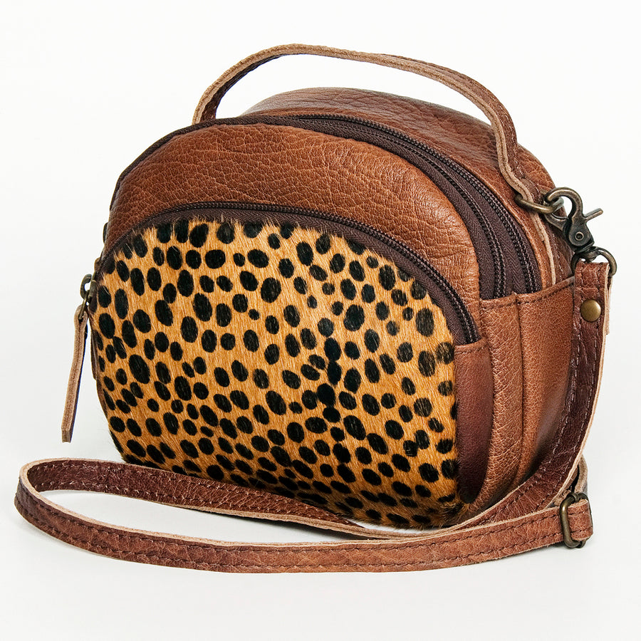 American Darling Hair-On Cowhide Cross body Bag | Genuine Leather Western Purse - Uhorse