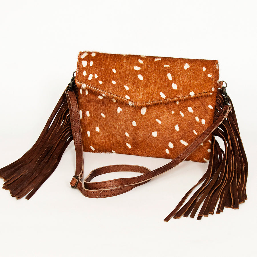 American Darling Envelope Hair-On Genuine Leather Western Women Bag Handbag Purse | for Cute - Uhorse