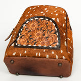 American Darling Hand Tooled Hair On Genuine Leather Women Bag Western Handbag Purse