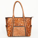 ADBG953A American Darling Hand Tooled Hair On Genuine Leather Women Bag Western Handbag Purse