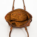 ADBG953A American Darling Hand Tooled Hair On Genuine Leather Women Bag Western Handbag Purse