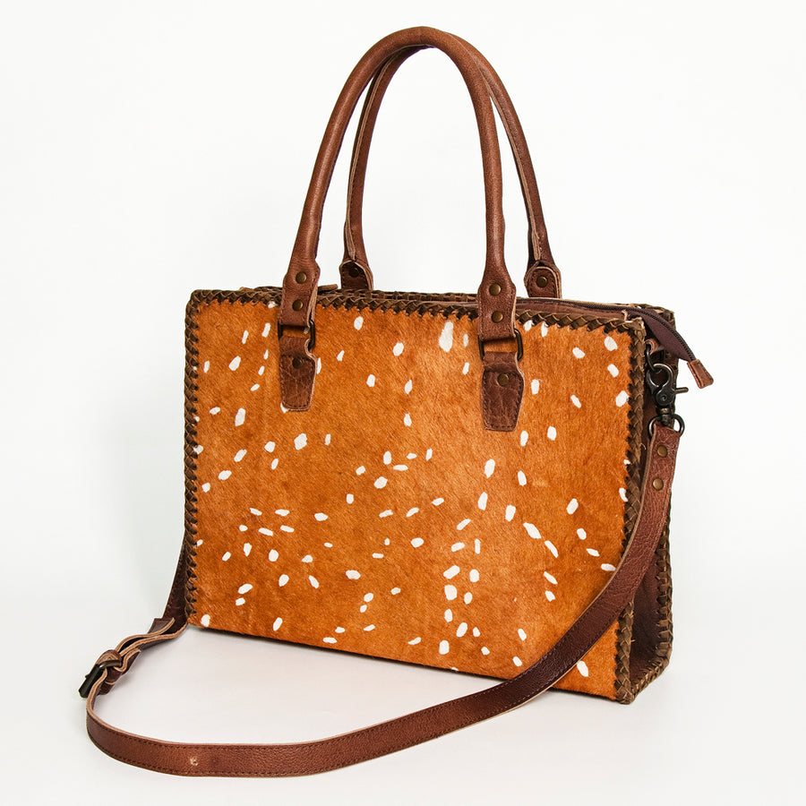 American Darling Tote Hair On Genuine Leather Western Women Bag | Handbag Weekend Travel Bags - Uhorse