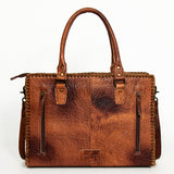 American Darling Briefcase Hair-On Genuine Leather Women Bag Western Handbag Purse