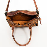 American Darling Briefcase Hair On Genuine Leather Western Women Bag | Handbag | Leather Briefcase Bag Bag | Weekend Bag | Travel Briefcase Bags | Briefcase Bag for Women | Leather Briefcase Bag Bag