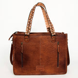 American Darling Women's Tote Bag Western Saddle Blanket Genuine Leather Handbag and Ladies Purse