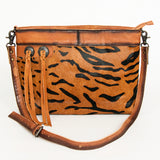 American Darling ADBG1035B Cross Body Hair-On Genuine Leather women bag western handbag purse