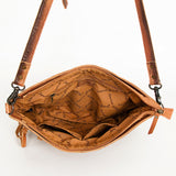 American Darling ADBG1035B Cross Body Hair-On Genuine Leather women bag western handbag purse