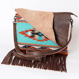 American Darling ADBG1036 Crossbody Saddle Blanket Genuine Leather Women Bag Western Handbag Purse