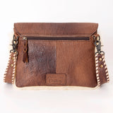 American Darling ADBG1037 Small Crossbody Hand Tooled Hair-On Genuine Leather Women Bag Western Handbag Purse