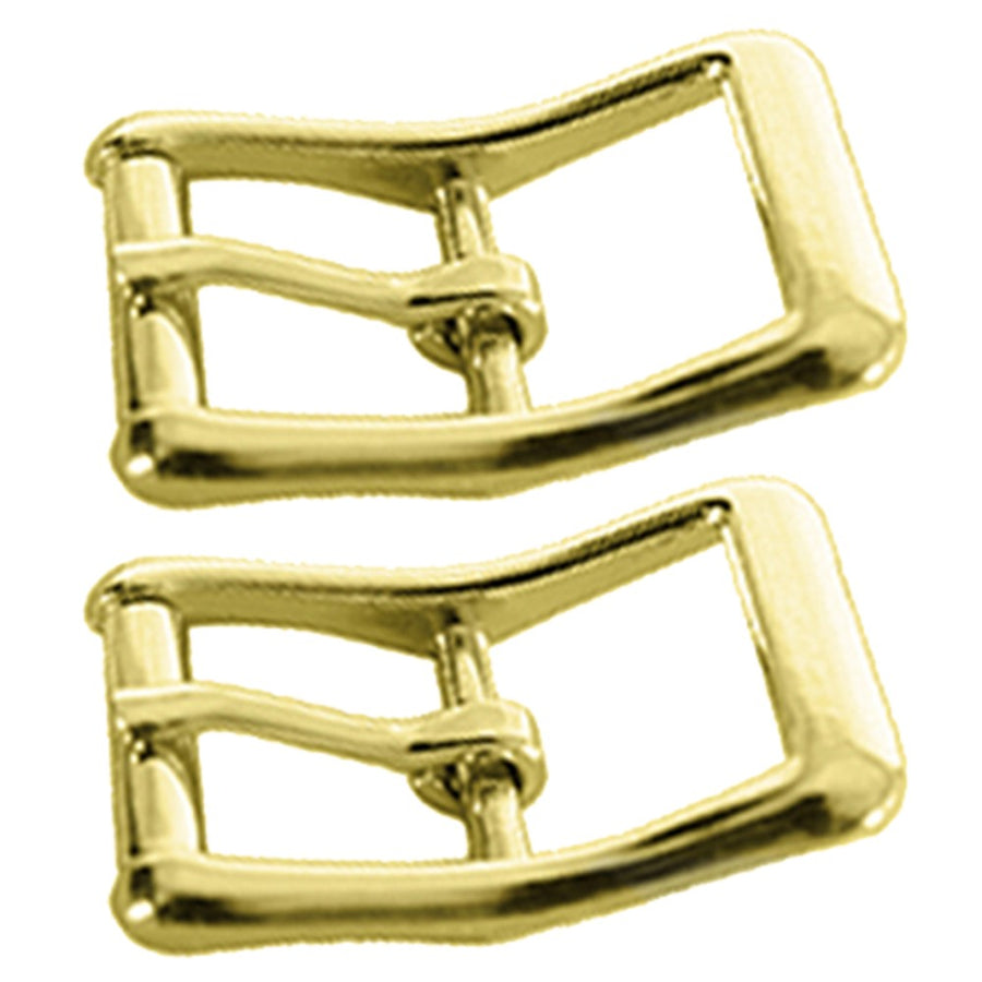 3/4" Hilason Die Cast Center Bar Roller Buckle Brass Plated - Uhorse