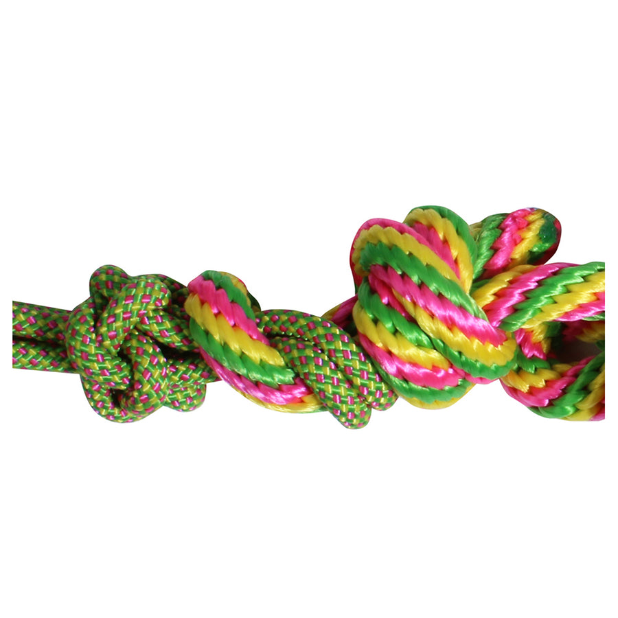 Professional'S Choice W. H. Rope Halter With 10 Ft Lead Lime Green – by Hilason – Cowboy and equestrian accessories