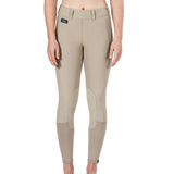 Small Irideon Cadence Stretch Knee Patch Horse Riding Regular Breech Tan - Uhorse