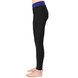 Small Irideon Lightweight Compressive Fabric Kids Synergy Tights Black Azurite