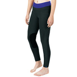 X Large Irideon Compressive Fabric Kids Synergy Tights Black Azurite - Uhorse