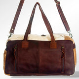 American Darling Tote Bag, Western Genuine Leather Hair-On Cowhide Handcrafted Purse with YKK Zipper, 16in Wide