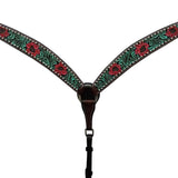 HILASON W. H. Breast Collar American Leather Dark Brown by Hilason – Cowboy and equestrian accessories