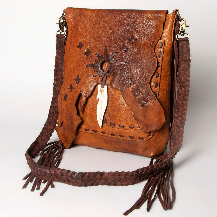 American Darling Cross Body Full Grain Genuine Leather Western Women Bag Handbag Purse | Crossbody for Cute - Uhorse