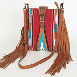 American Darling Signature Crossbody Hand Tooled Saddle Blanket Genuine Leather Women Bag Western Handbag Purse