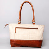 OHLAY KB460 TOTE Upcycled Canvas Genuine Leather women bag western handbag purse