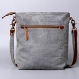 OHLAY KB461 Cross Body 100% cotton Denim Genuine Leather women bag western handbag purse