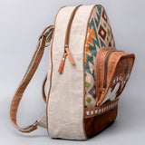 OHLAY KB476 Backpack Upcycled Wool Upcycled Canvas Hair-On Genuine Leather women bag western handbag purse