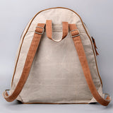 OHLAY KB476 Backpack Upcycled Wool Upcycled Canvas Hair-On Genuine Leather women bag western handbag purse