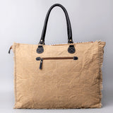 OHLAY KB484 TOTE Upcycled Wool Upcycled Canvas Embossed Genuine Leather women bag western handbag purse