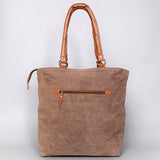 OHLAY KB487 TOTE Upcycled Wool Upcycled Canvas Hair-on Genuine Leather women bag western handbag purse