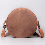 OHLAY KB493 Canteen Upcycled Canvas Genuine Leather women bag western handbag purse