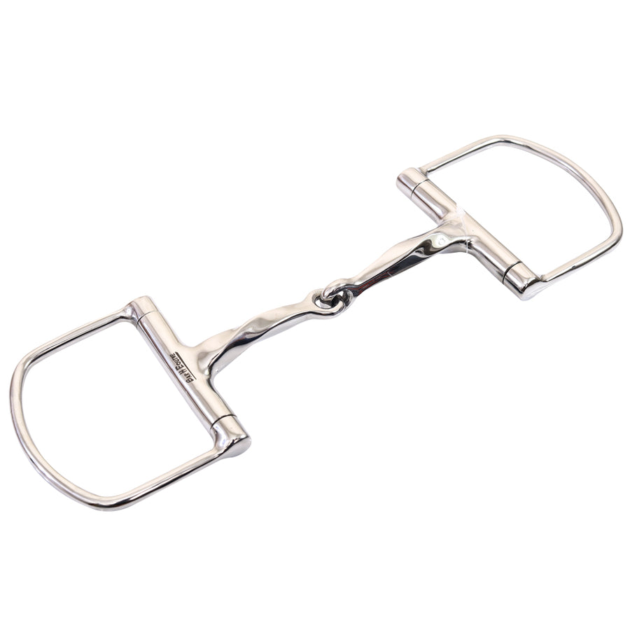 Metal horse bit with D-ring cheeks - Uhorse